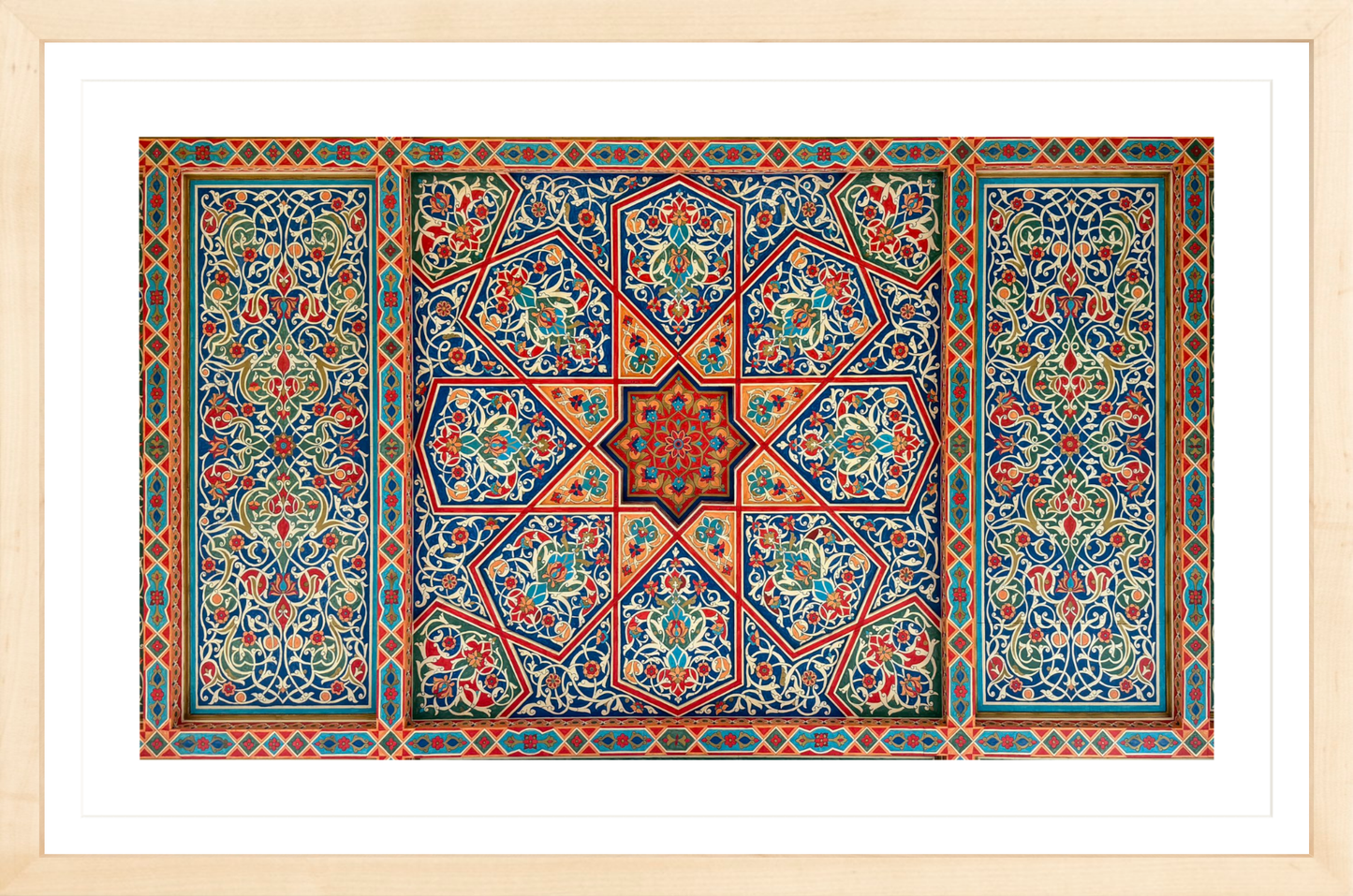 Uzbek Pattern on the Ceiling