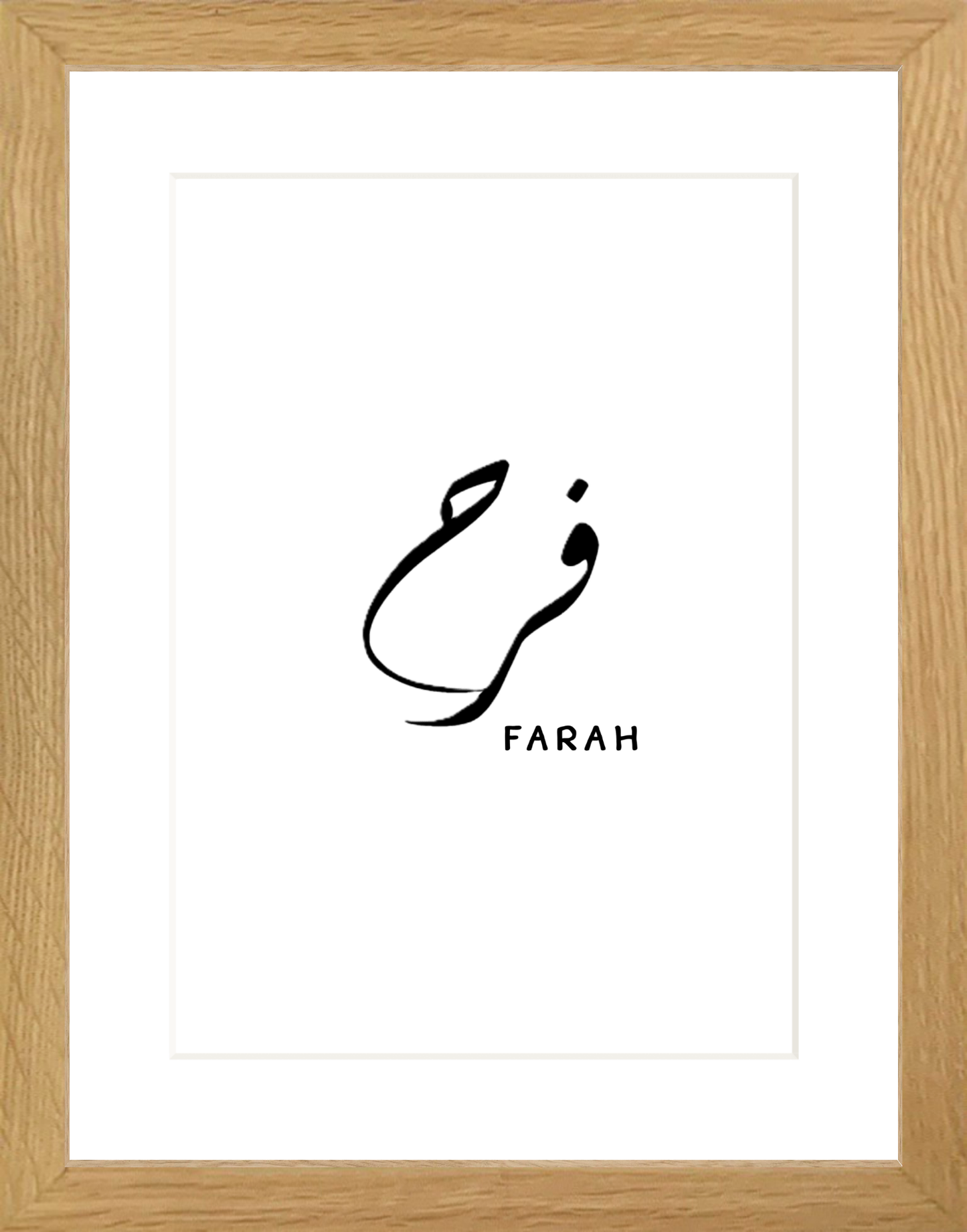 Custom Arabic Name Artwork