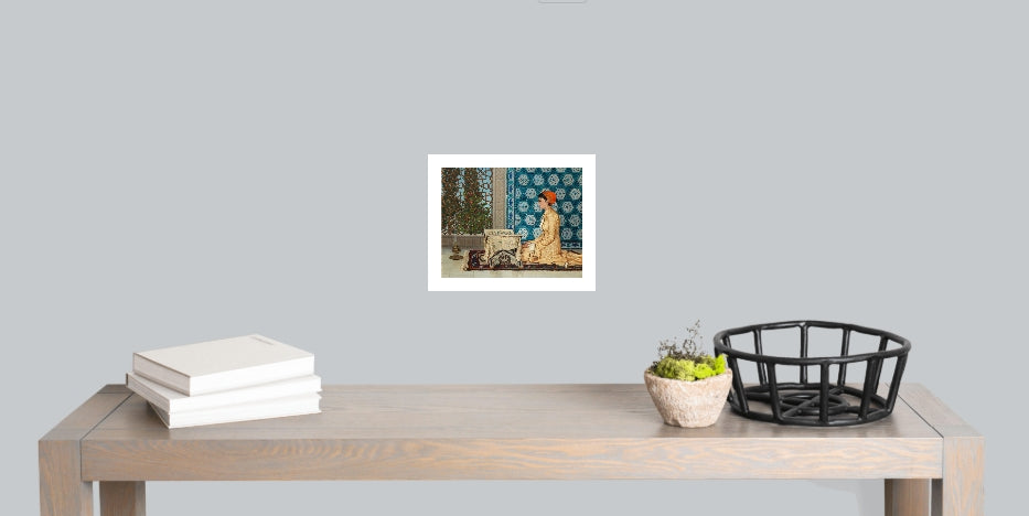 Young Girl Reading Print