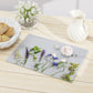 Elegant Glass Cutting Board with Alhamdulillah - Herb Design