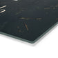 Elegant Mushroom Glass Cutting Board with Arabic Writing