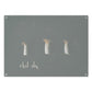 Elegant Mushroom Glass Cutting Board with Arabic Writing