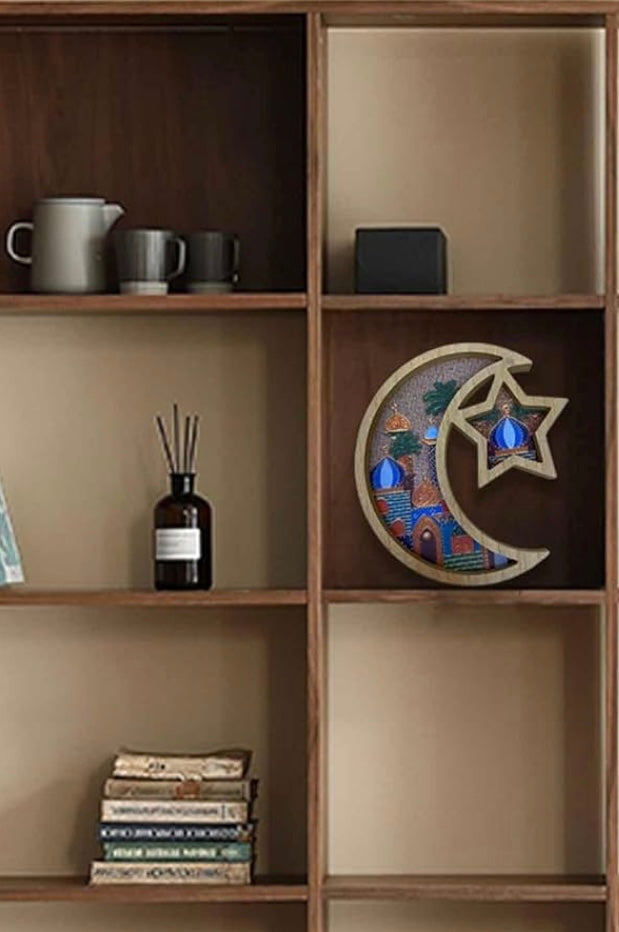 Moon and Star Decorative Tray