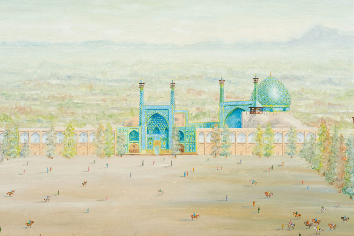 Naqsh-e Jahan Square in Isfahan Print
