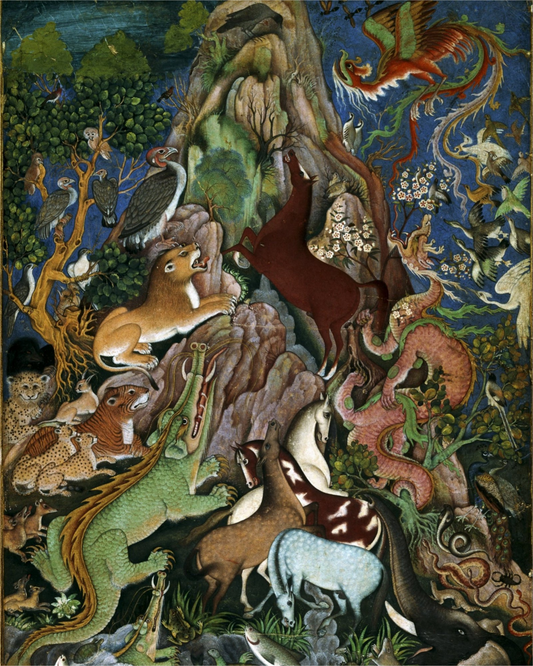 The Raven Addresses the Animals Print