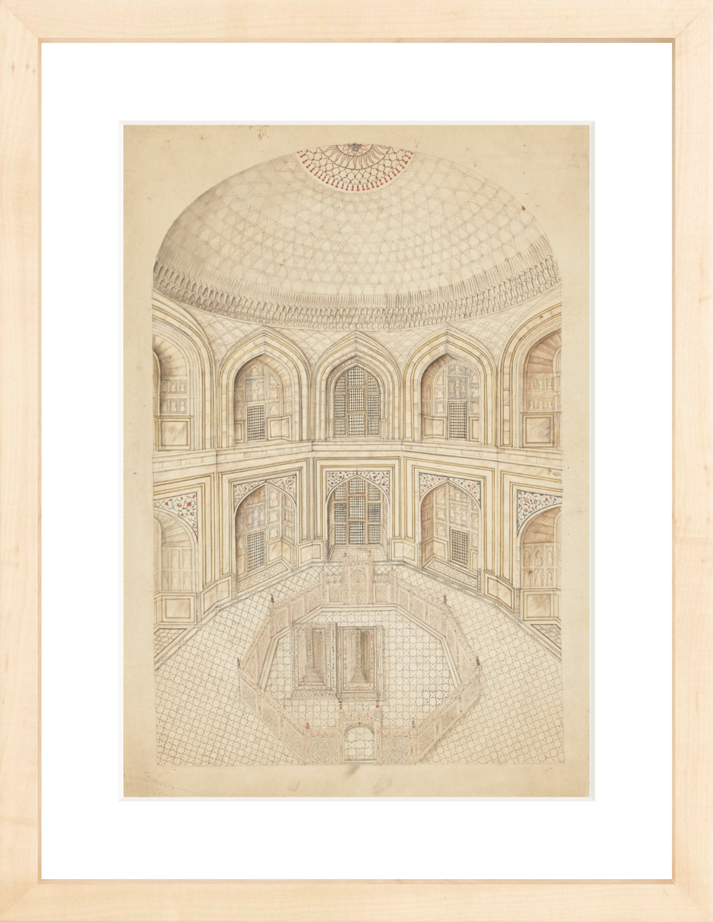 Interior of the Taj Mahal
