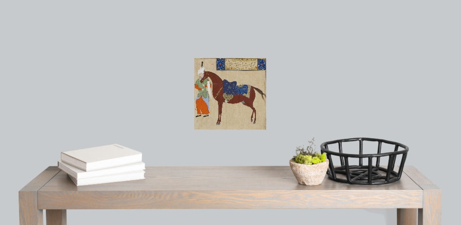 Horse and Groom Print