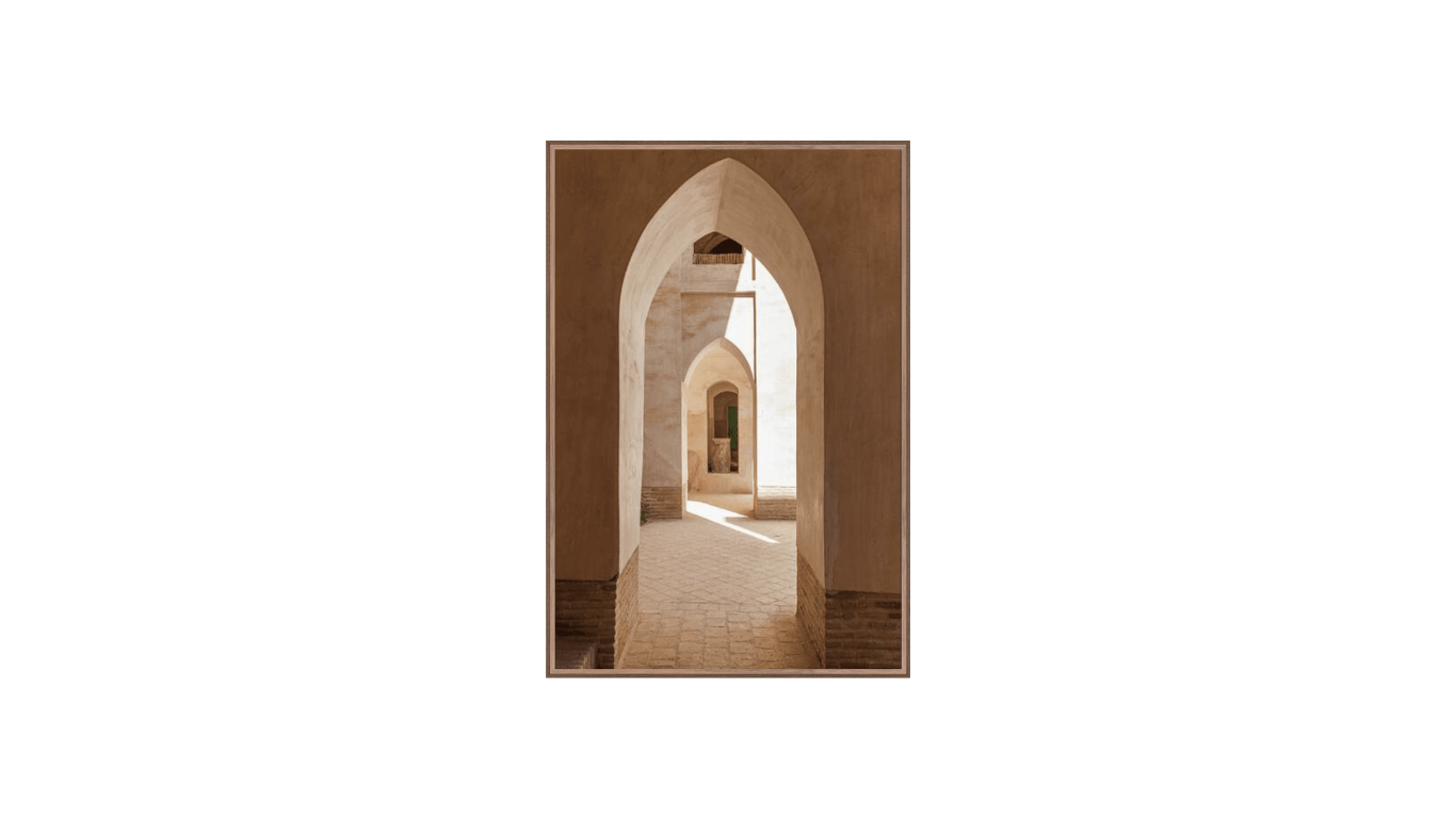 Iran Jameh Mosque Arches
