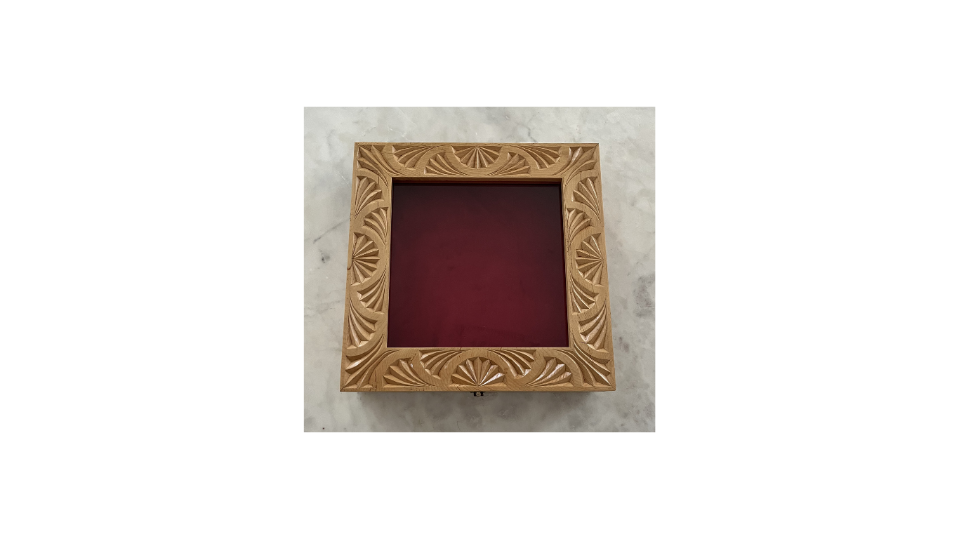 Afghani Carved Wooden Display Box