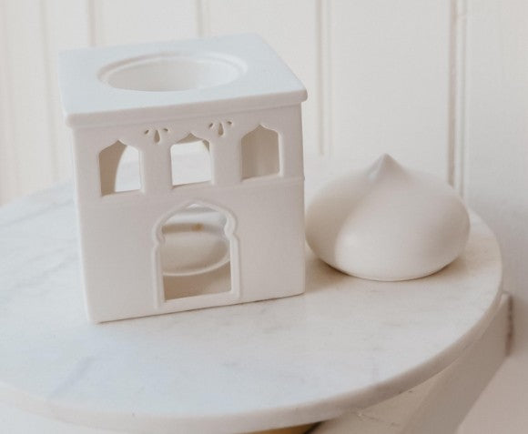 Mosque Essential Oil/Incense Burner and Tealight Candle Holder